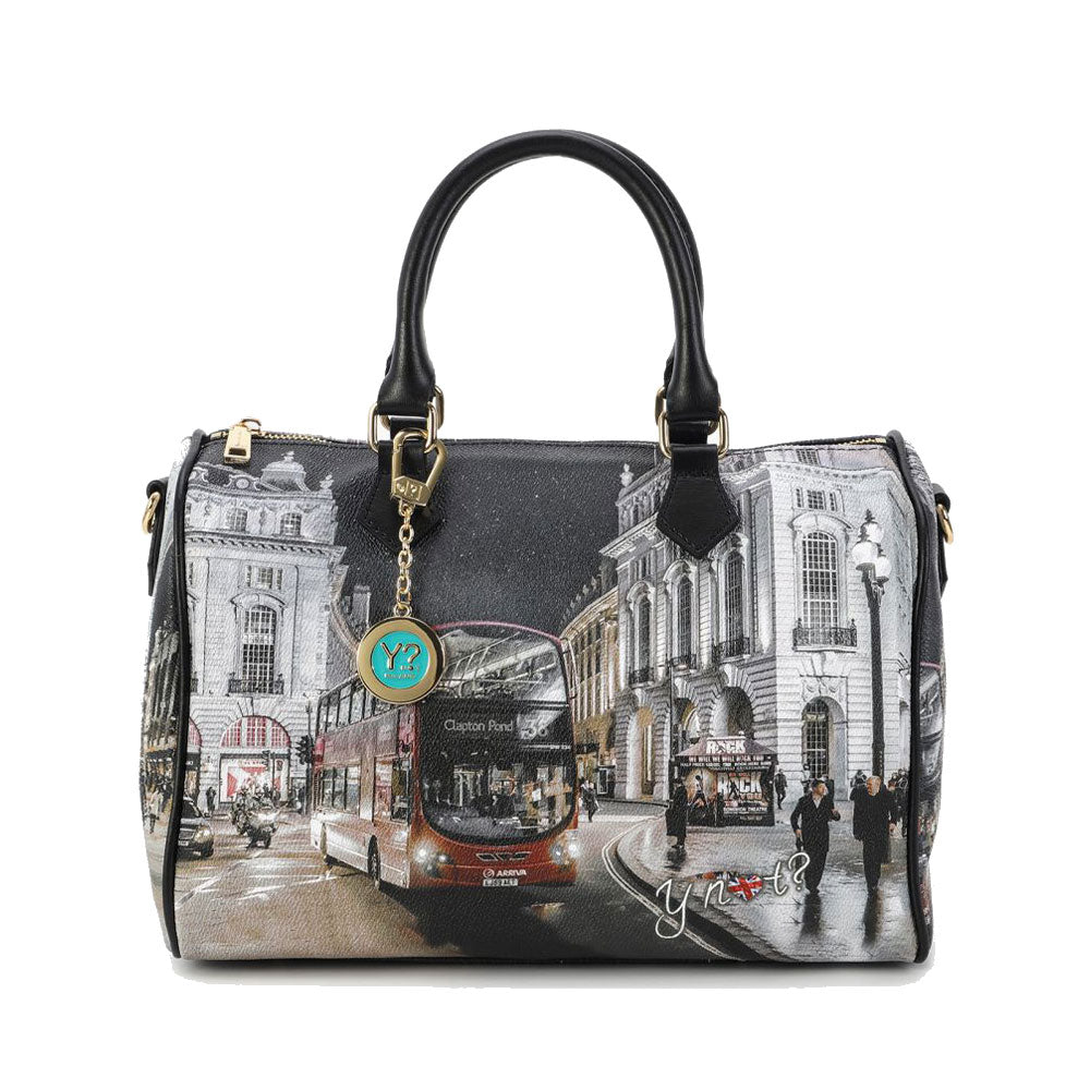 Borsa Donna Y NOT Bauletto Medio con Tracolla YES-318 London By Night