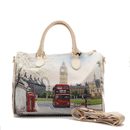 Borsa Donna Y NOT Bauletto Medio con Tracolla YES-318 London