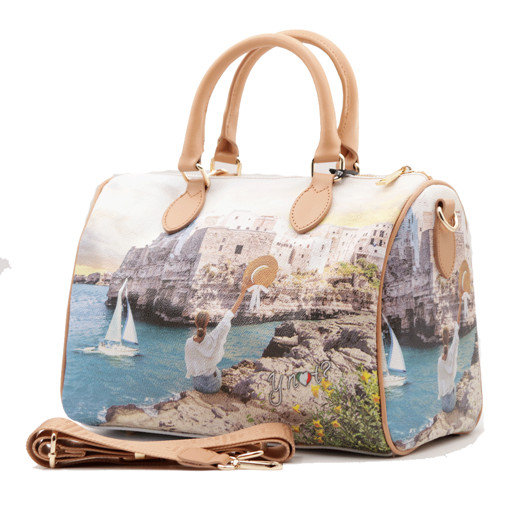 Borsa Donna Y NOT Bauletto Medio con Tracolla YES-318 Polignano Coast