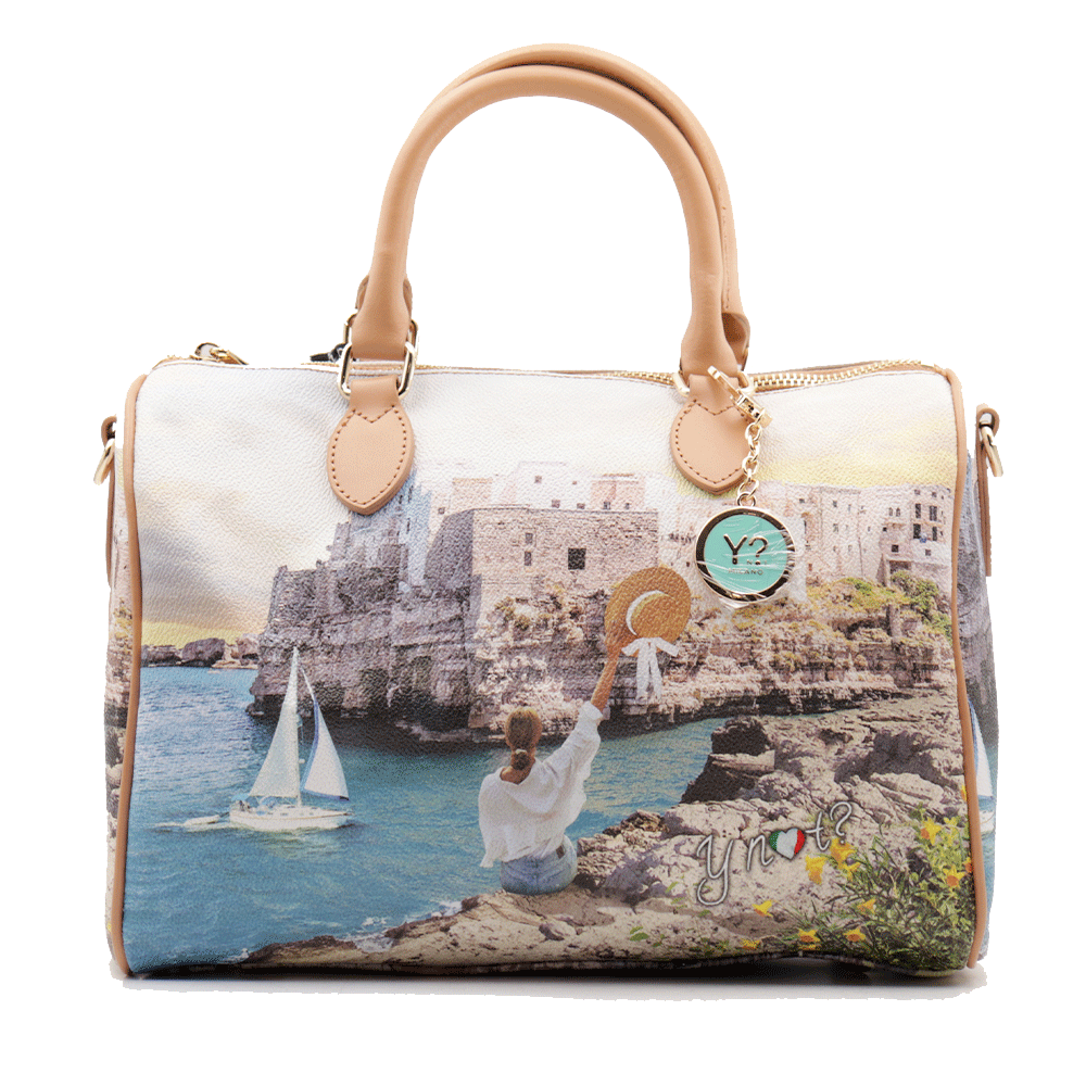 Borsa Donna Y NOT Bauletto Medio con Tracolla YES-318 Polignano Coast