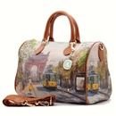Borsa Donna Y NOT Bauletto Medio con Tracolla YES-318 Spring in Milano
