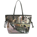 Borsa Donna Y NOT a Spalla YES-319 Stampa Amsterdam Bridge