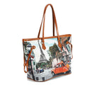 Borsa Donna Y NOT a Spalla YES-319 Stampa C'est La Vie