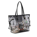 Y NOT Damen Umhängetasche YES-319 London By Night Print