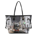 Y NOT Damen Umhängetasche YES-319 London By Night Print