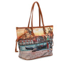 Borsa Donna Y NOT a Spalla YES-319 Stampa Venice Sunset