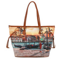 Borsa Donna Y NOT a Spalla YES-319 Stampa Venice Sunset