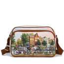 Borsa Donna a Tracolla Y NOT YES-331 stampa Flower River
