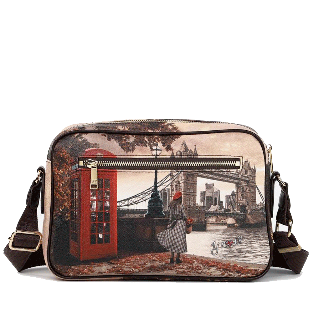 Borsa Donna a Tracolla Y NOT YES-331 stampa London Bridge