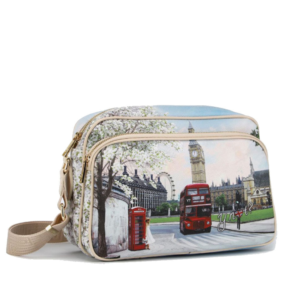 Borsa Donna a Tracolla Y NOT YES-331 stampa London