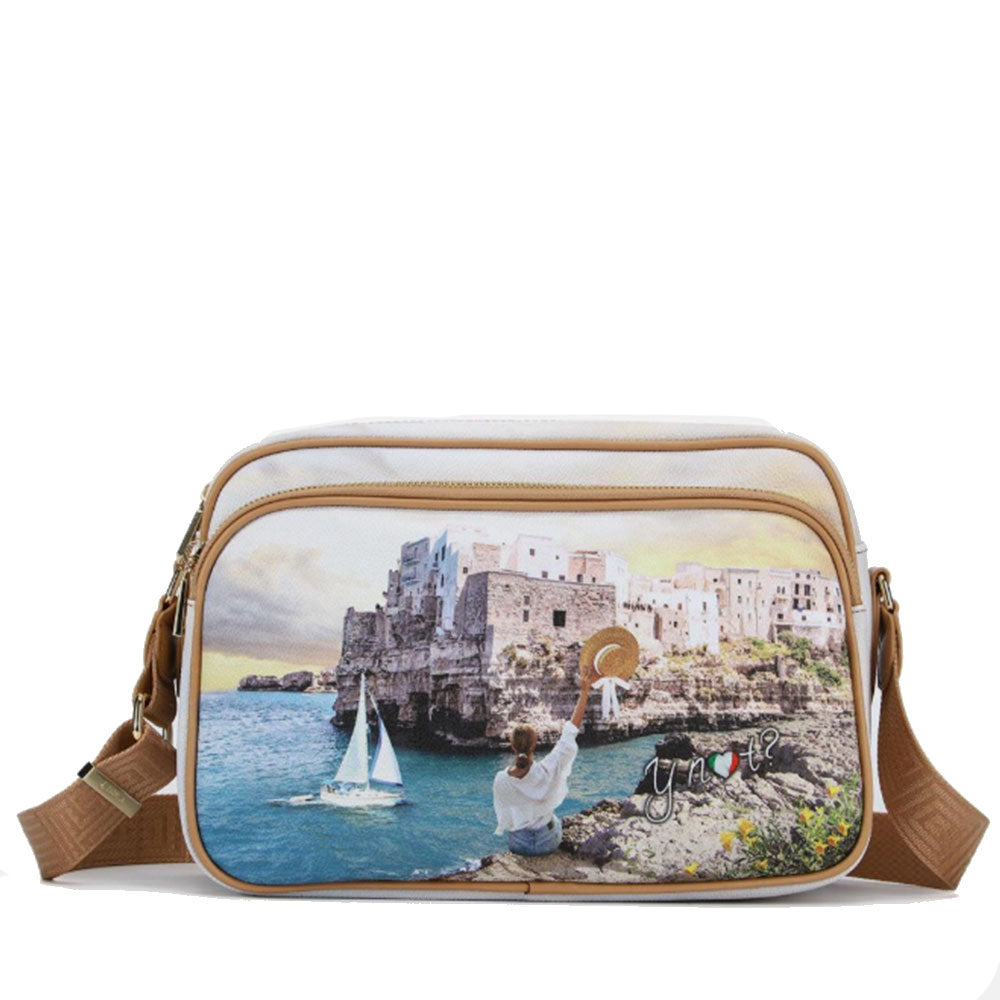 Borsa Donna a Tracolla Y NOT YES-331 stampa Polignano Coast