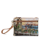 Pochette Donna con Zip Y NOT YES-342 Stampa Flowery Canal