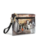 Pochette Donna con Zip Y NOT YES-342 Stampa Life in Trulli