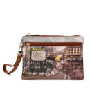 Pochette Donna con Zip Y NOT YES-342 Stampa Metrò Paris