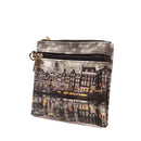 Damen Clutch mit Reißverschluss Y NOT YES-342 Spiegeldruck