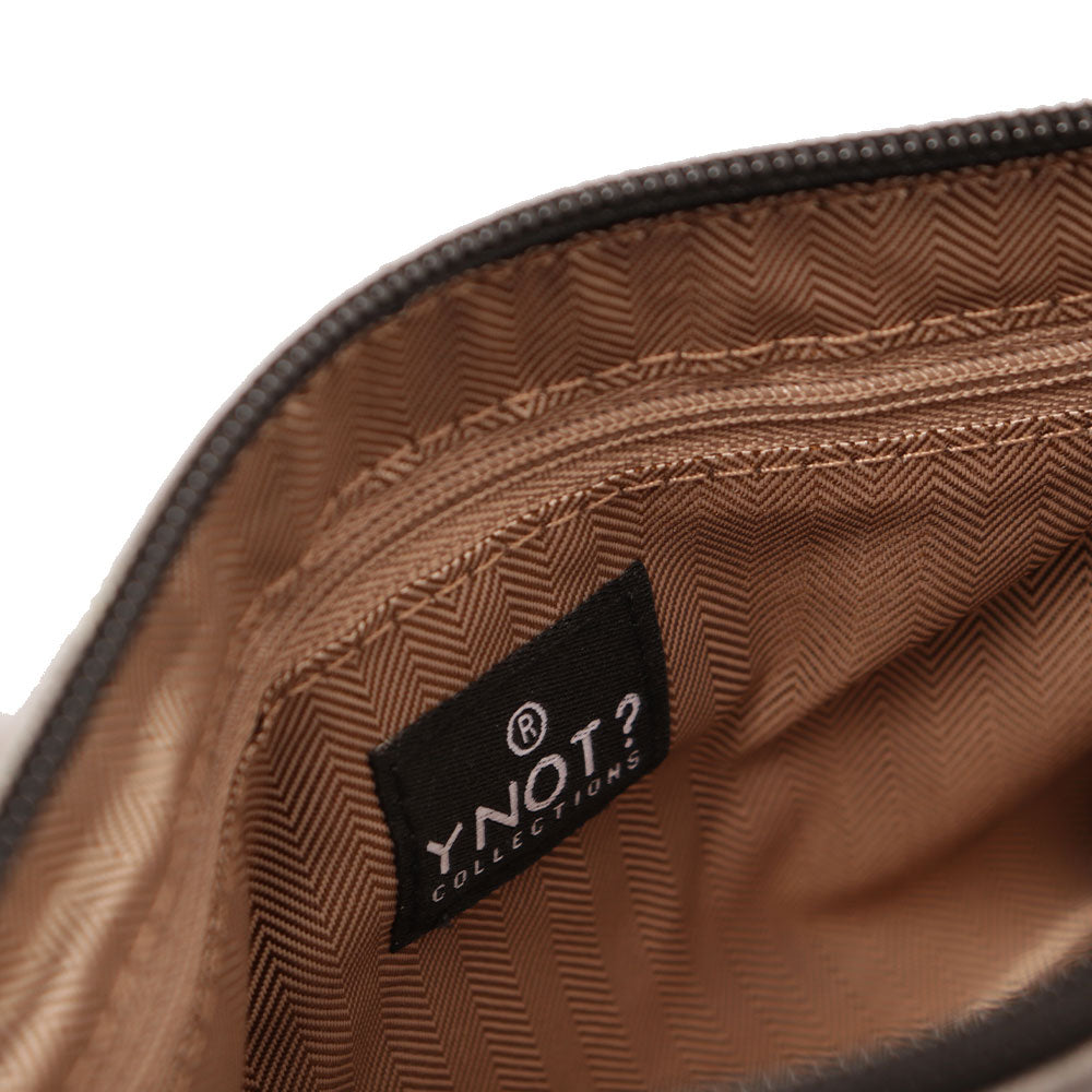 Damen Clutch mit Reißverschluss Y NOT YES-342 Spiegeldruck