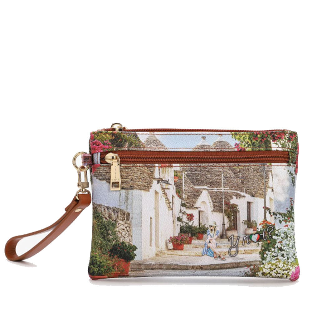 Clutch für Damen mit Reißverschluss Y NOT YES-342 Puglia Summer Print