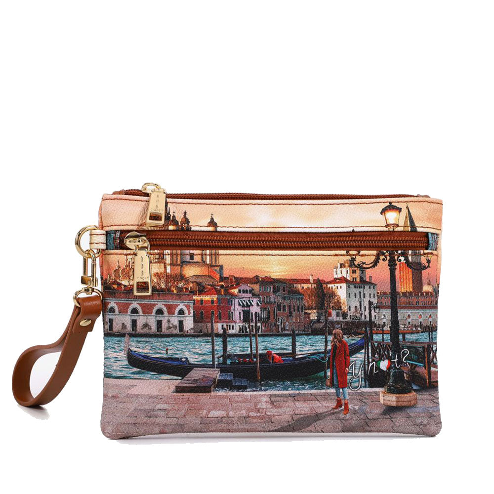 Damen-Clutch mit Reißverschluss Y NOT YES-342 Venice Sunset Print