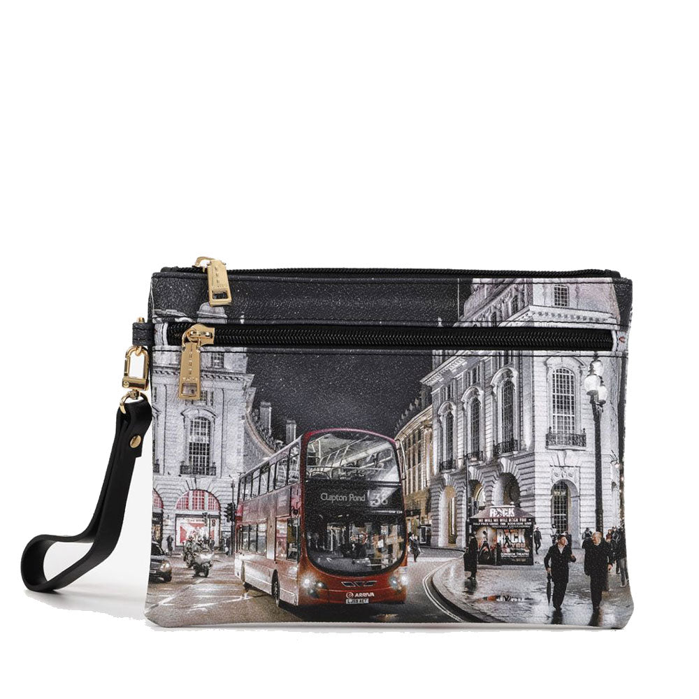 Pochette Media Donna con Zip Y NOT YES-343 London By Night