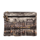 Mittlere Damen Clutch mit Reißverschluss Y NOT YES-343 Mirror