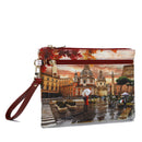 Pochette Media Donna con Zip Y NOT YES-343 Rome Raining