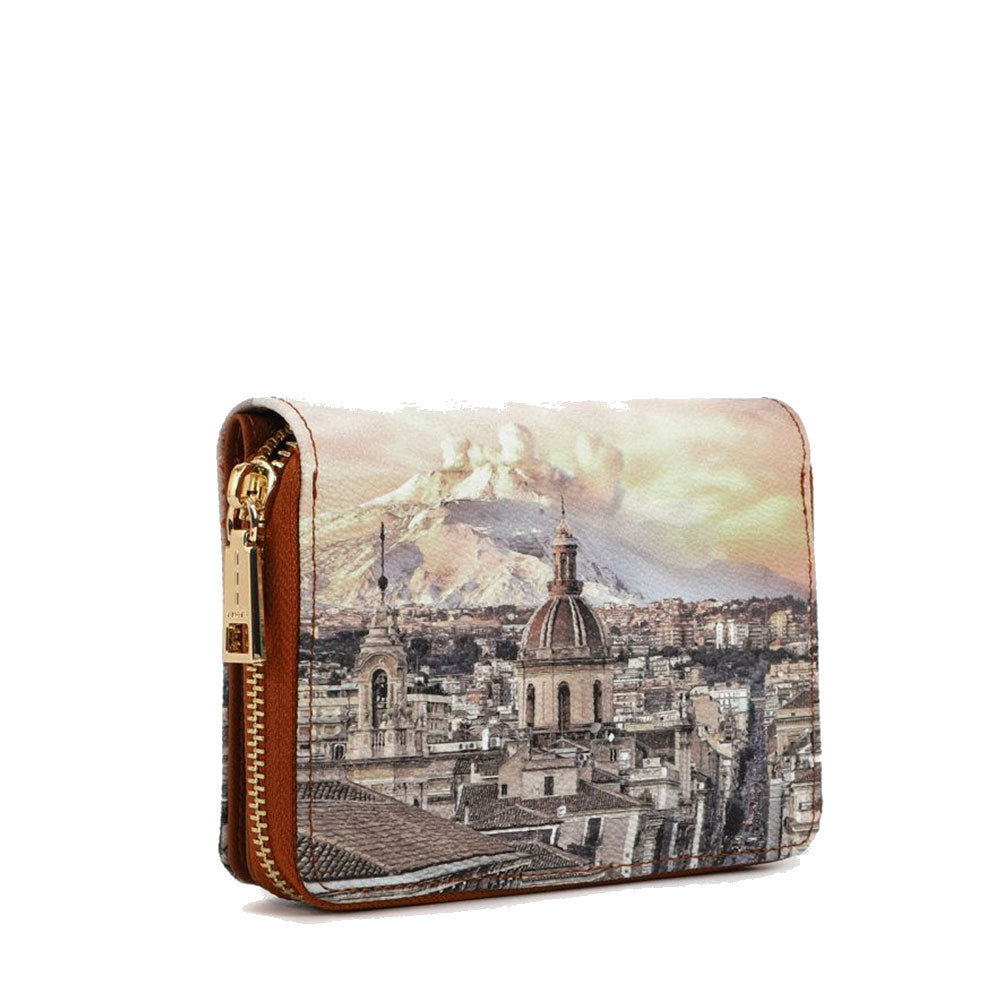 Portafoglio Donna Piccolo Y NOT YES-362 Stampa Etnea – Cuoieriashop
