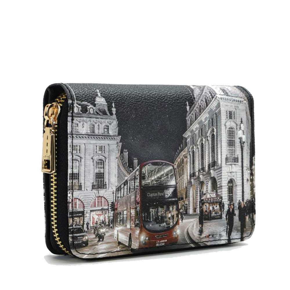 Kleine Damenbrieftasche Y NOT YES-362 London By Night Print