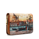 Y NOT YES-362 Kleine Damenbrieftasche mit Venedig-Sonnenuntergang-Print