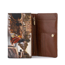 Portafoglio Donna Y NOT Chiuso con Bottone YES-364 Stampa Autumn in Holland