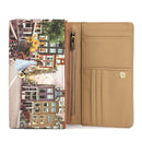 Portafoglio Donna Y NOT Chiuso con Bottone YES-364 Stampa Holland Dreams
