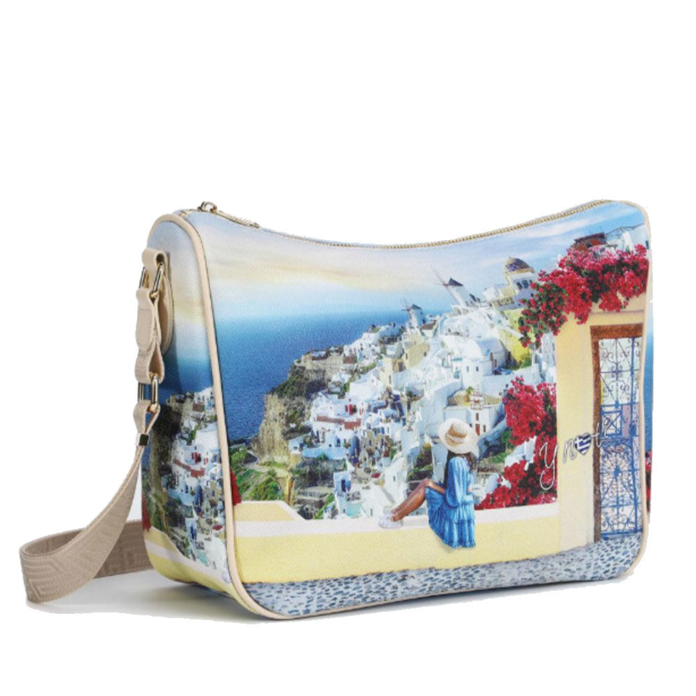 Borsa Donna Y NOT con Tracolla Regolabile linea YES-370 Greek Summer