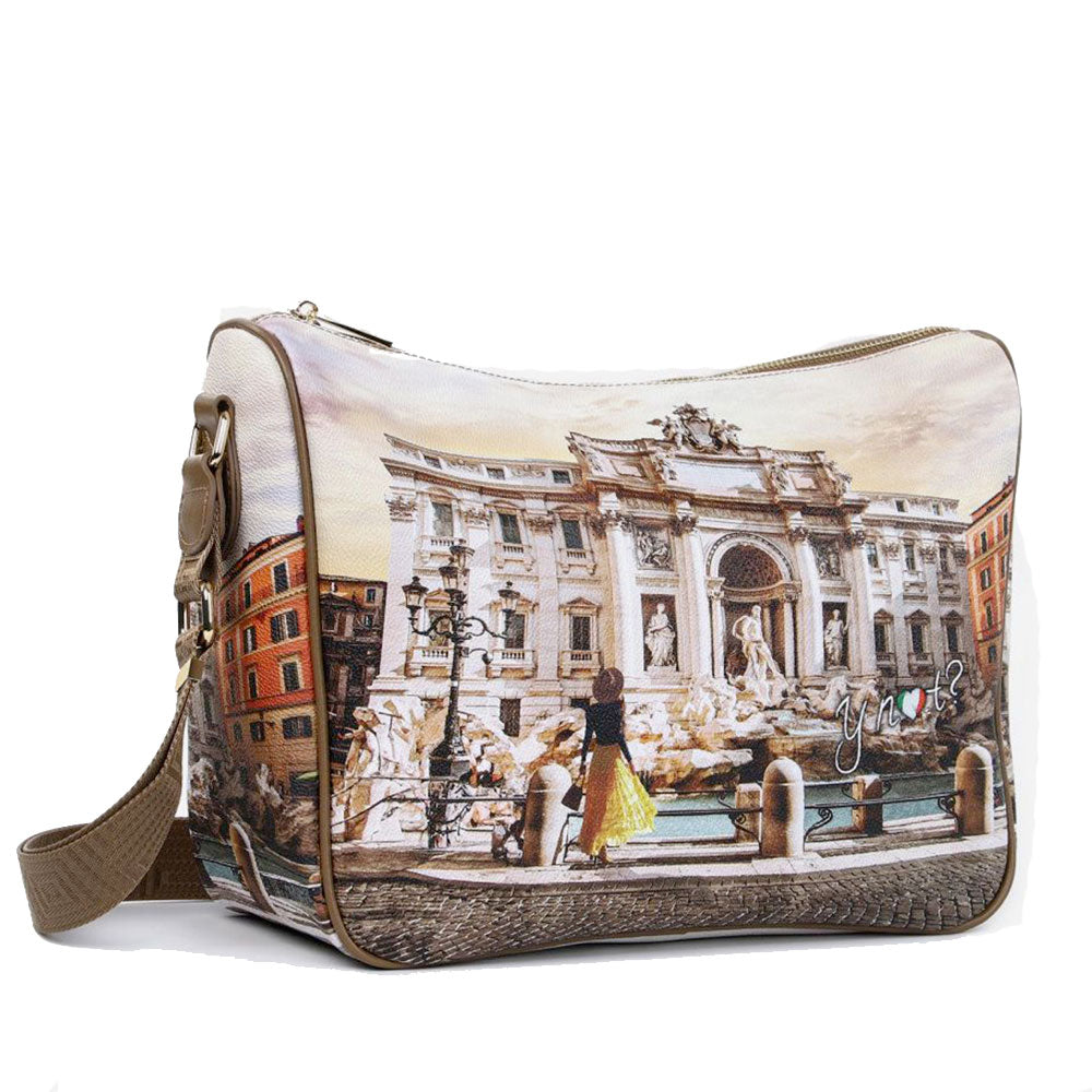 Borsa Donna Y NOT con Tracolla Regolabile linea YES-370 Lost In Rome