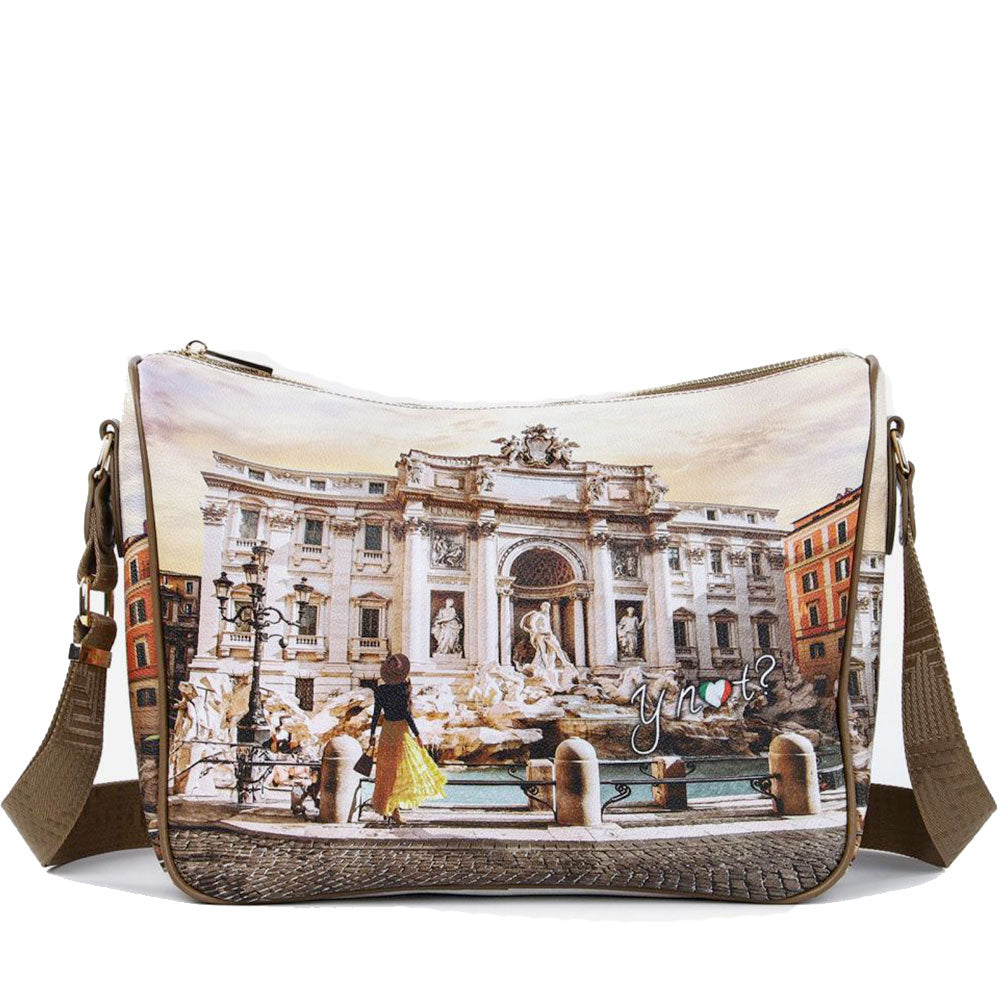 Borsa Donna Y NOT con Tracolla Regolabile linea YES-370 Lost In Rome