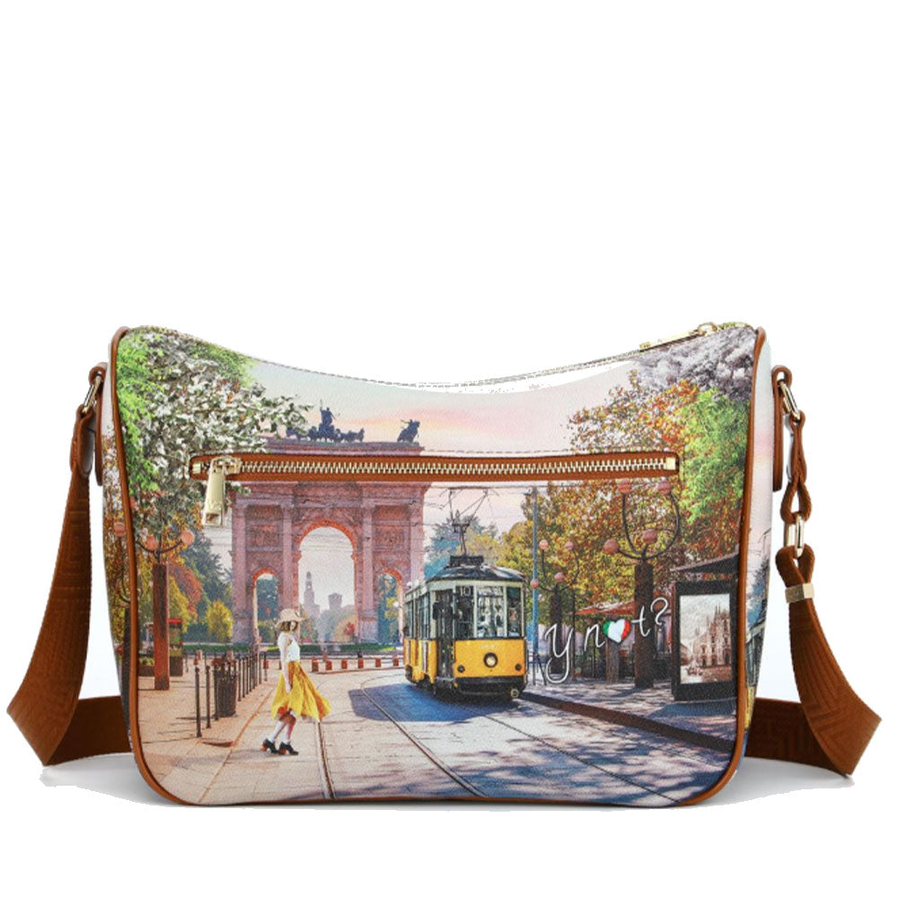 Borsa Donna Y NOT con Tracolla Regolabile linea YES-370 Spring in Milan