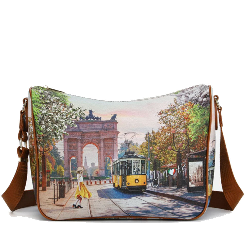 Borsa Donna Y NOT con Tracolla Regolabile linea YES-370 Spring in Milan