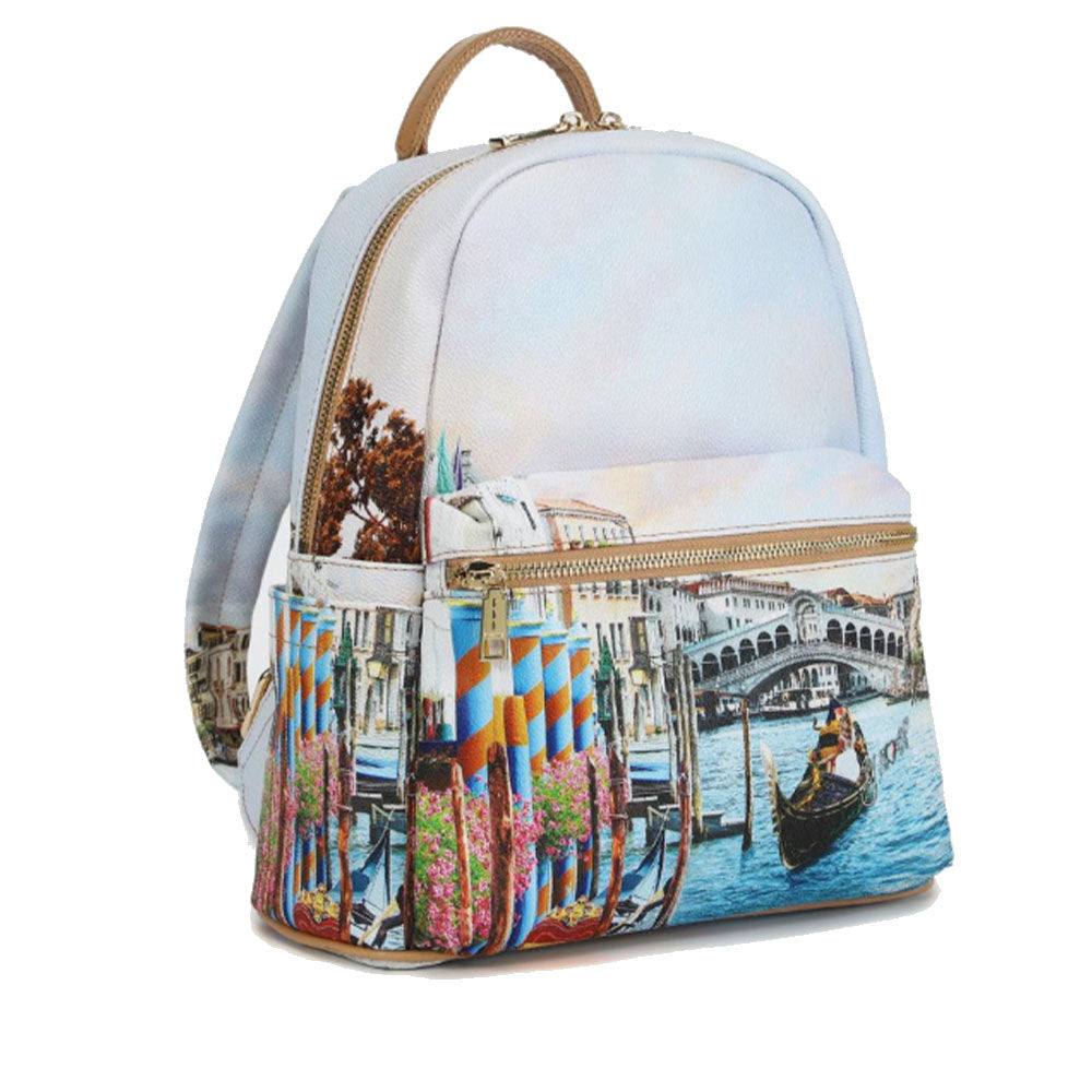 Zaino Donna Grande Y NOT con Tasca Esterna YES-381 Dream in Venice