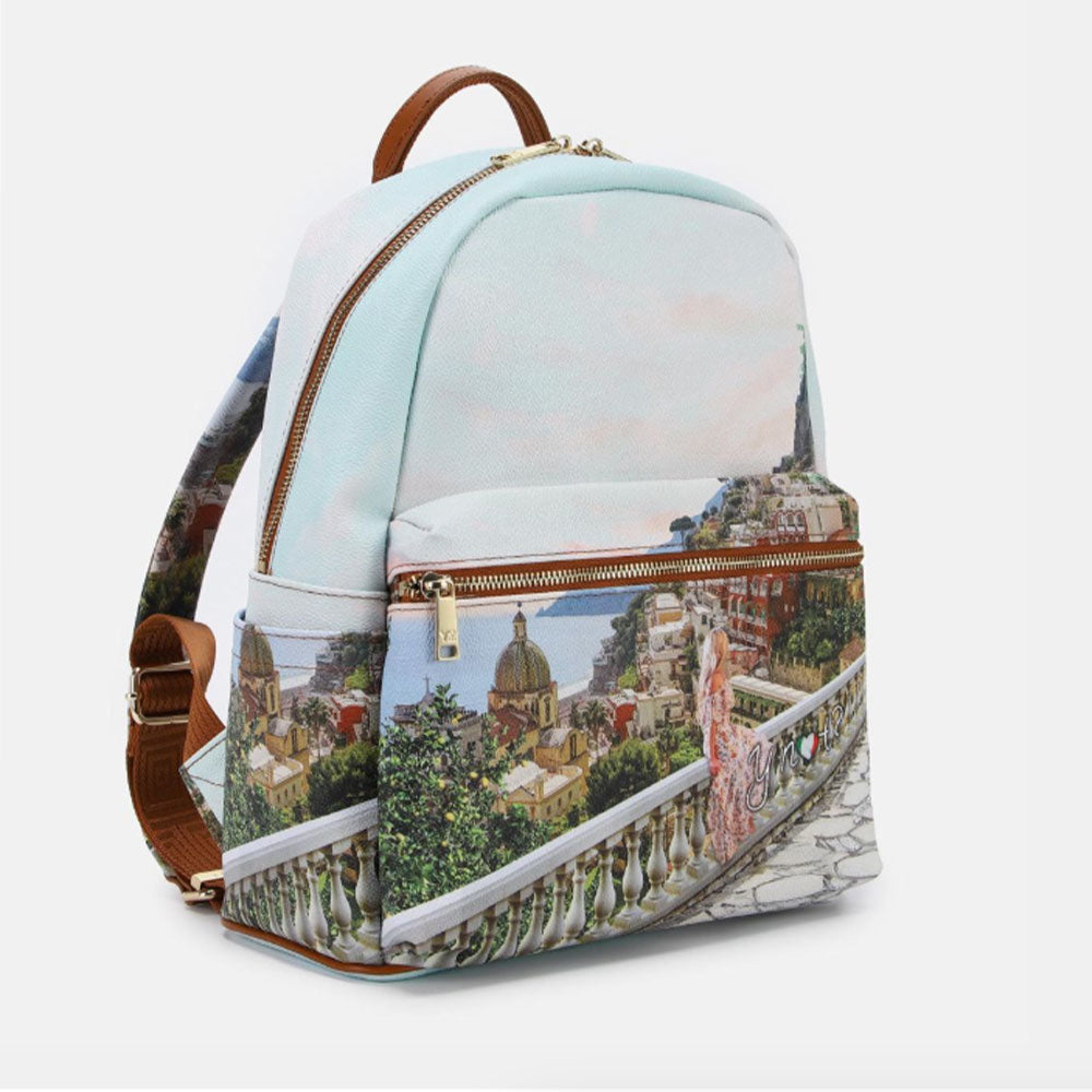 Zaino Donna Grande Y NOT con Tasca Esterna YES-381 Dreaming Coast
