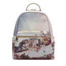 Y NOT Kleiner Damen-Rucksack mit Außentasche YES-380 Greece Sunset