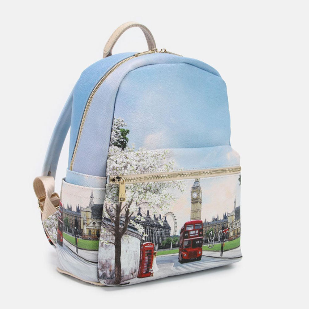 Zaino Donna Piccolo Y NOT YES-380 stampa London
