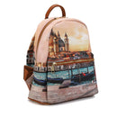 Y NOT Kleiner Damenrucksack mit Außentasche YES-380 Venice Sunset