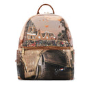 Y NOT Großer Damenrucksack mit Außentasche YES-381 Autumn River