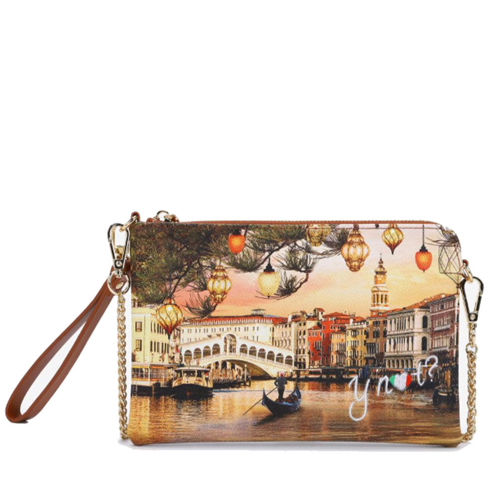 Borsa Donna Y NOT Pochette con Tracolla YES-384 Christmas in Venice