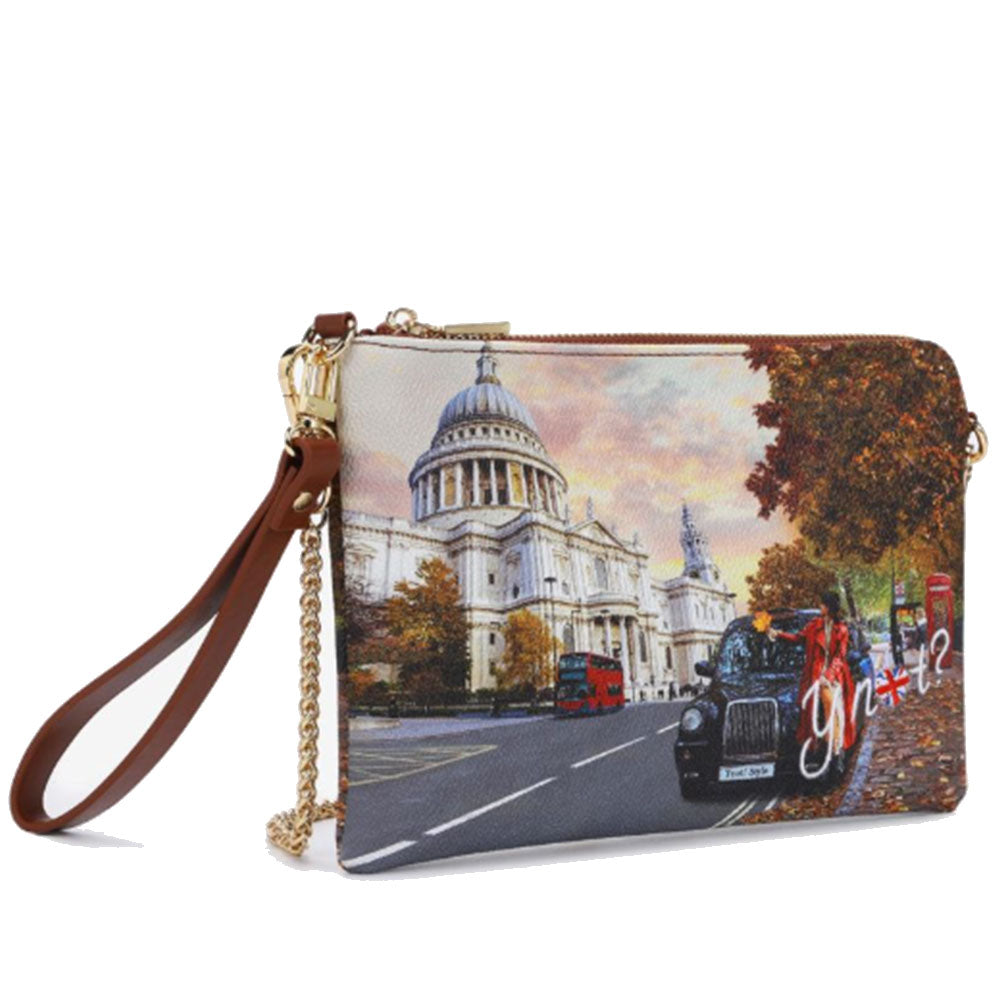 Borsa Donna Y NOT Pochette con Tracolla YES-384 London Tourist