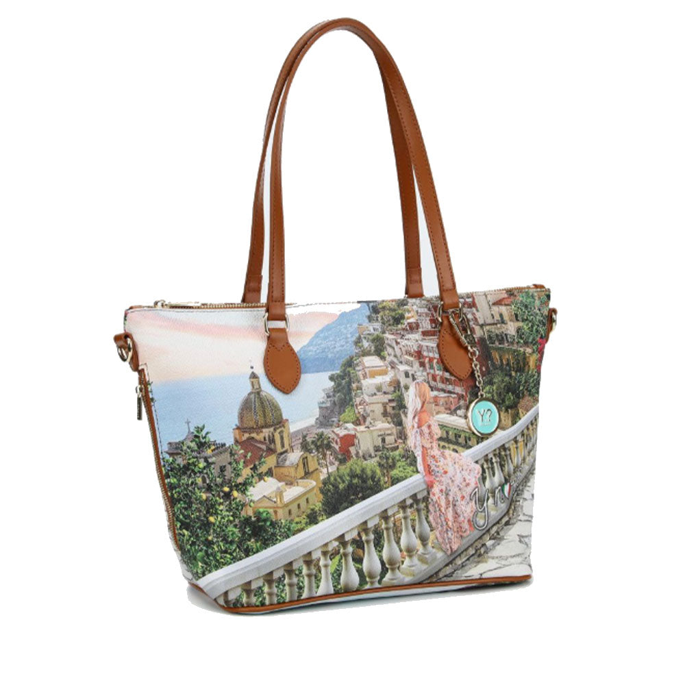 Borsa Donna a Spalla Y NOT YES-396 stampa Dreaming Coast
