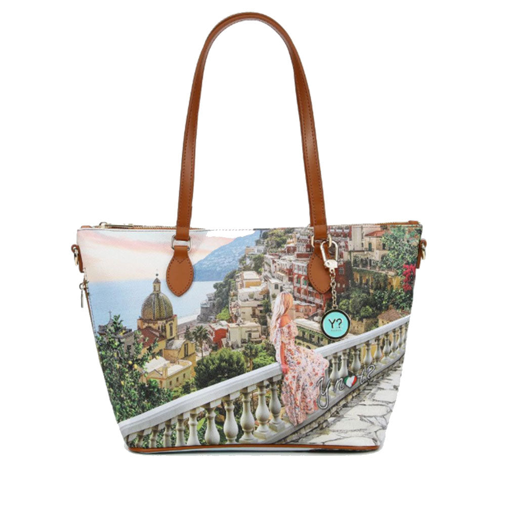 Borsa Donna a Spalla Y NOT YES-396 stampa Dreaming Coast