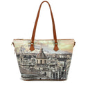 Y NOT Damen Umhängetasche YES-396 Etnea Print