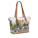 Borsa Donna a Spalla Y NOT YES-396 stampa Flower River