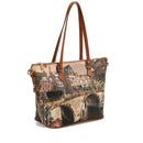 Borsa Donna Y NOT Shopper a Spalla YES-397 Stampa Autumn River