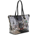 Borsa Donna Y NOT Shopper a Spalla YES-397 Stampa London By Night