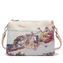 Borsa Donna Y NOT a Tracolla Tre Scomparti YES-399 Greece Sunset